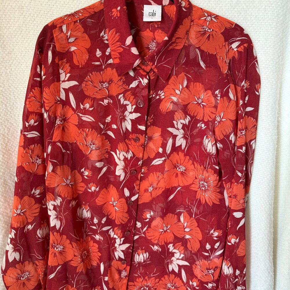 Cabi Floral Button down